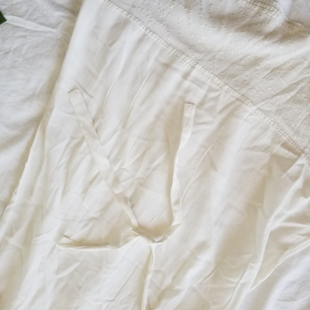 White boho cottage dream dress K7 - Picture 6 of 16